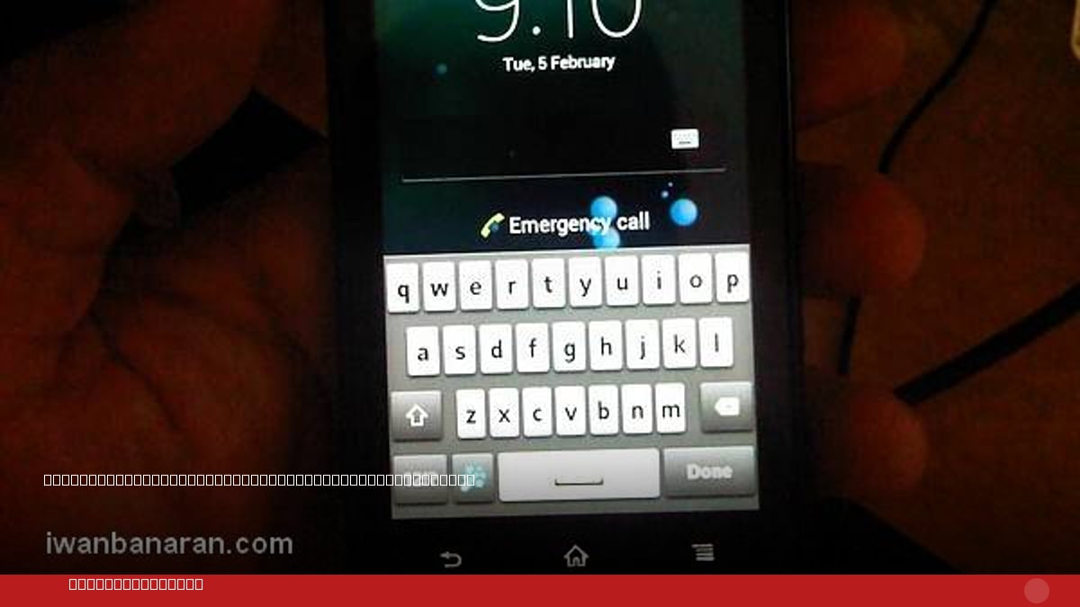 Modiarrrr……pasword screen lock handphone… | Iwanbanaran
