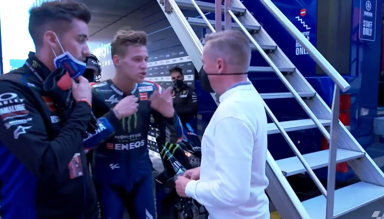 ” Kami dalam situasi buruk, aku tidak suka ini !” keluh Fabio Quartararo