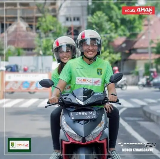 PT MPM Honda terus genjot kampanye keselamatan berkendara….supporter bonek disasar