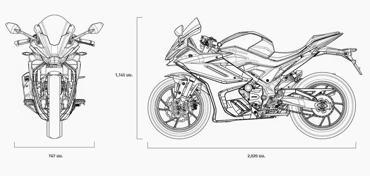 [GEGER] Thailand resmi rilis Sport Fairing GPX Demon GR200R, Gile Sangarrr