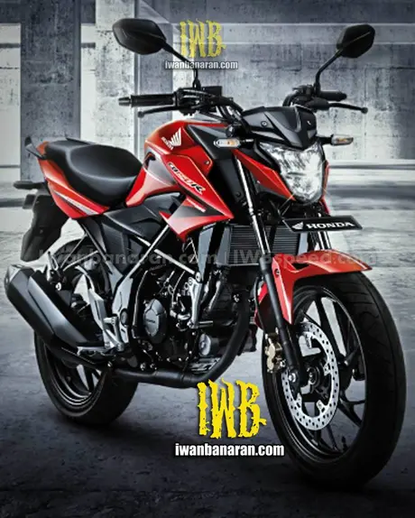 Honda new CB150R red facelift