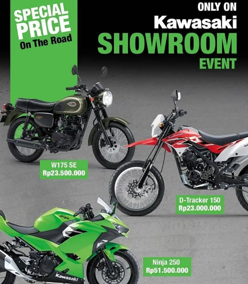 Moge Kawasaki hyperbike ZX14R diskon besarrr, edian kieeee promonya