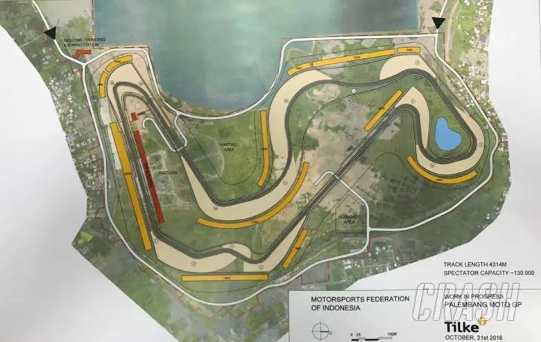Desainer Motogp Herman Tilke bocorkan potensi sirkuit Jakabaring