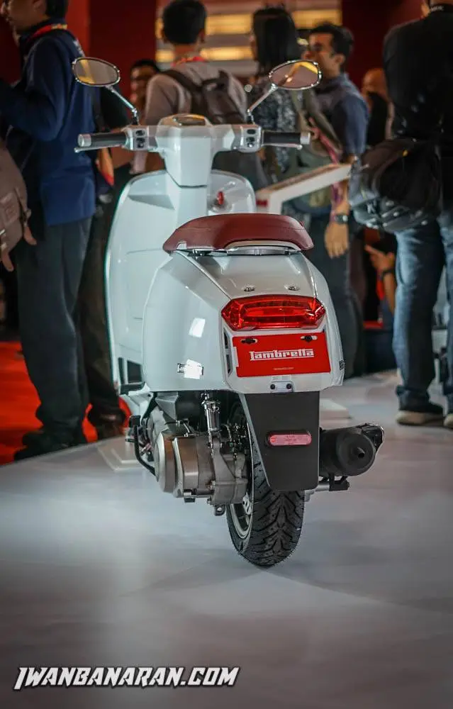 Pict Gallery : Terpesona merahnya Lambretta, finishing detilnya juozz