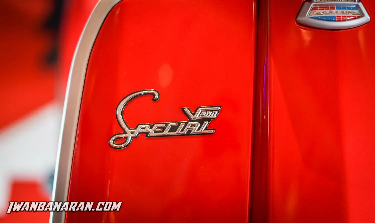 Pict Gallery : Terpesona merahnya Lambretta, finishing detilnya juozz