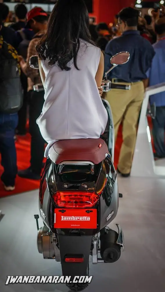 Pict Gallery : Terpesona merahnya Lambretta, finishing detilnya juozz