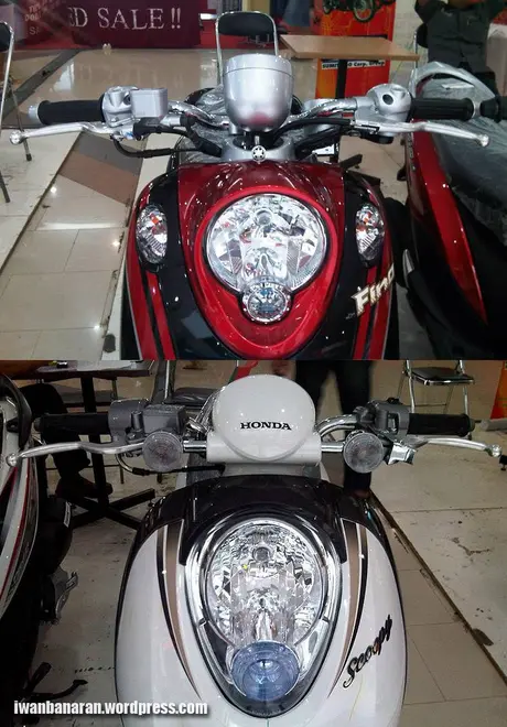 Fino-Scoopy Komparasi fisik Honda Scoopy vs. Yamaha Fino. Serupa tapi tak sama……