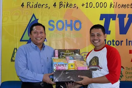1.1a_SOHO Global Health Dukung Round The Borneo_sebar virus edukasi kesehatan