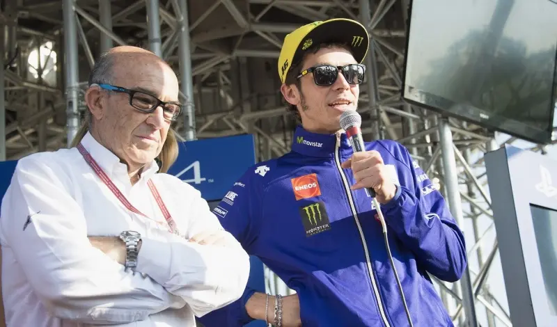 Ezpeleta : “Aku akan merasa hampa dengan kepergian Valentino Rossi… “