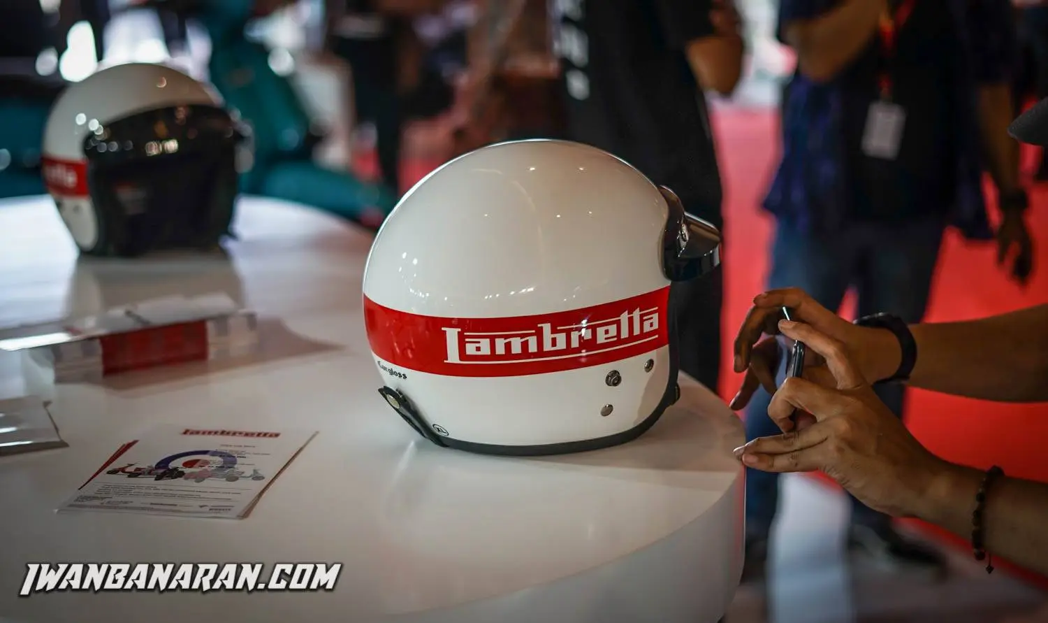 Pict Gallery : Terpesona merahnya Lambretta, finishing detilnya juozz