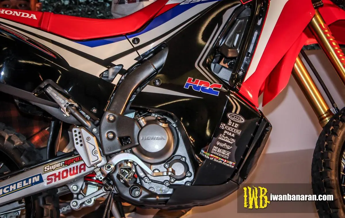 Mega gallery Honda new CRF250 Rally….USD Showa 43mm, kokoh tenan