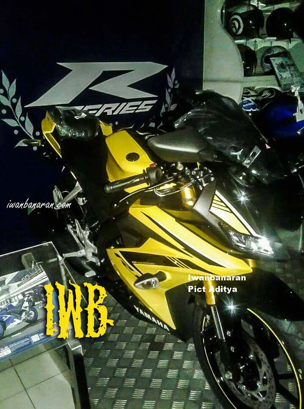 Good news, Yamaha R15 warna kuning termonitor sudah nongkrong di dealer