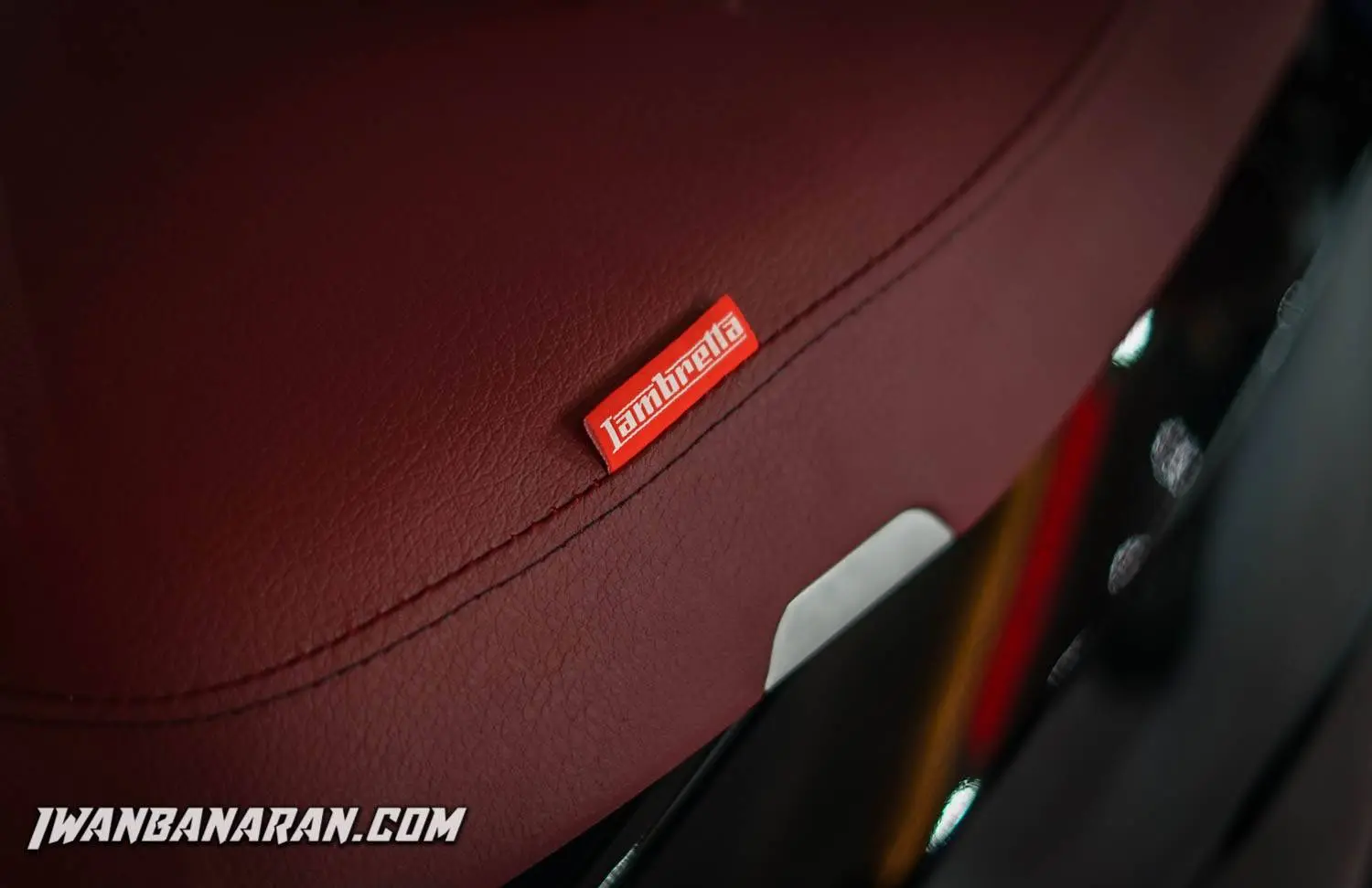 Pict Gallery : Terpesona merahnya Lambretta, finishing detilnya juozz