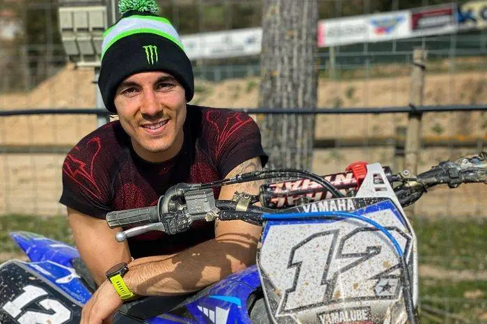 [Breaking news] Maverick Vinales kecelakaan saat latihan motorcross, harus rawat inap