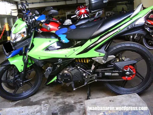 Foot step underbone Kawasaki Athlete…makin Pede aja bro