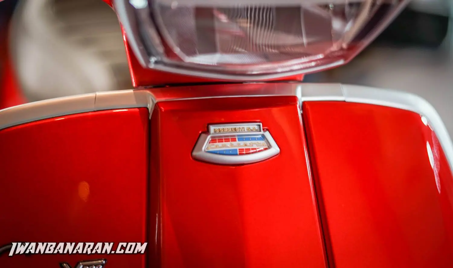 Pict Gallery : Terpesona merahnya Lambretta, finishing detilnya juozz