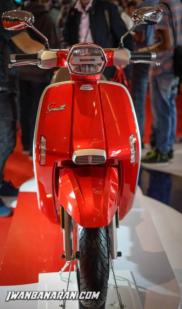 Pict Gallery : Terpesona merahnya Lambretta, finishing detilnya juozz