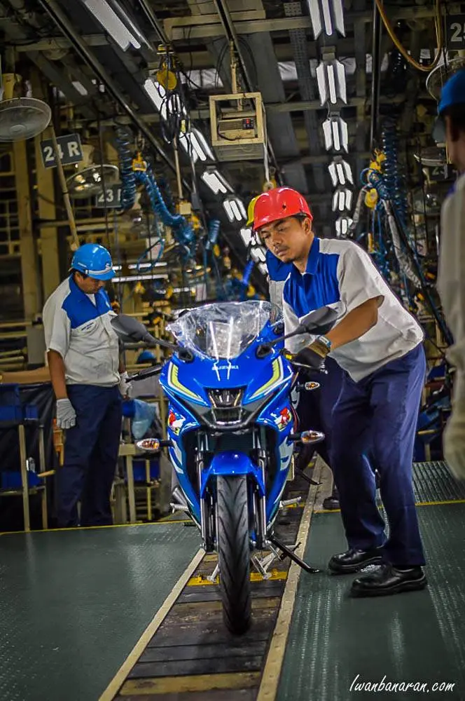 Blogger Suzuki factory visit……nihhhh yang pada penasaran sama rangka new GSX-R150