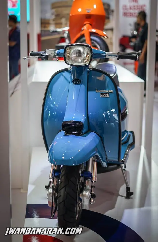 Pict Gallery : Terpesona merahnya Lambretta, finishing detilnya juozz