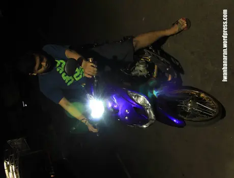Modif telanjang Yamaha Mio. Sadis euy!…