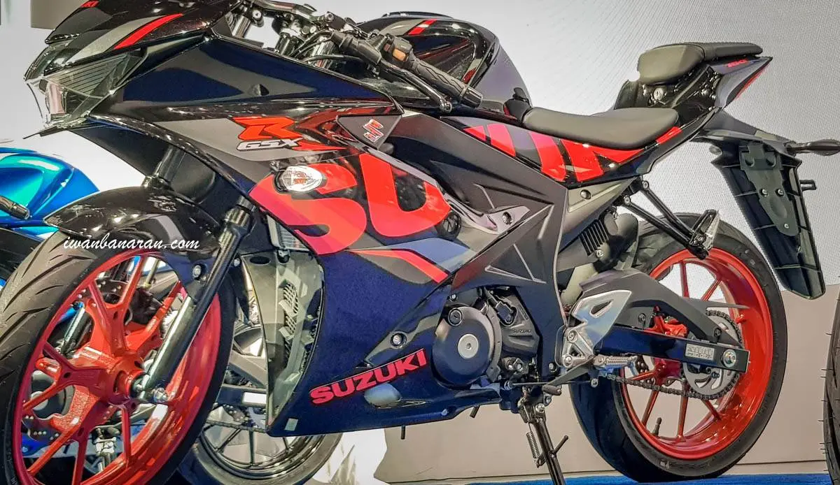 Mega gallery Suzuki new GSX-R150 warna 2018, warna putih hilang