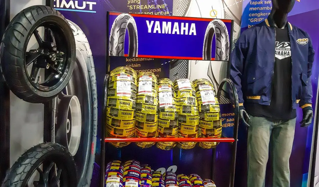 Yamaha kini jualan ban !!