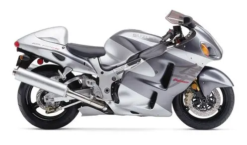 Gile…Polisi patroli pakai Suzuki hayabusa