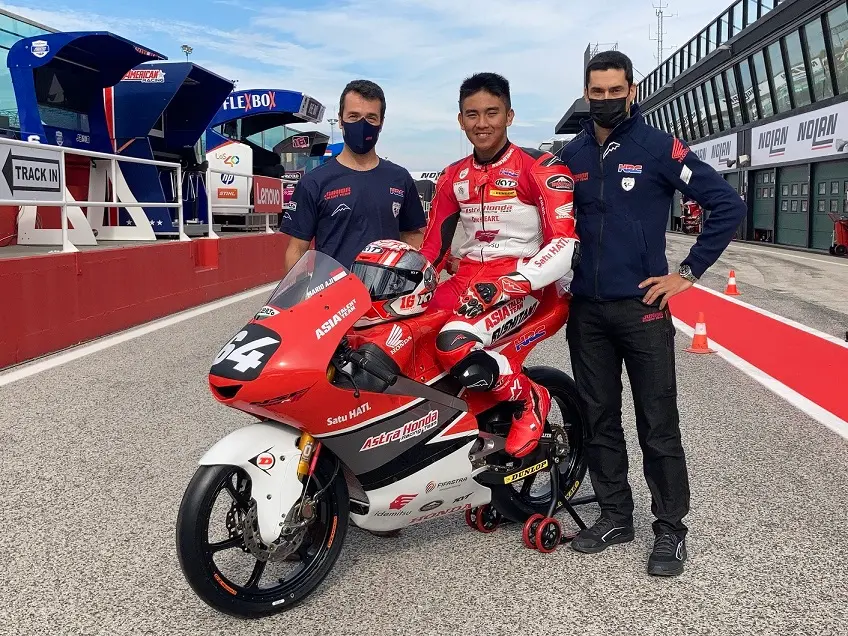 Moto3 Misano : Mario Aji bertolak ke Spanyol, Mimpi anak Magetan yang menjadi kenyataan