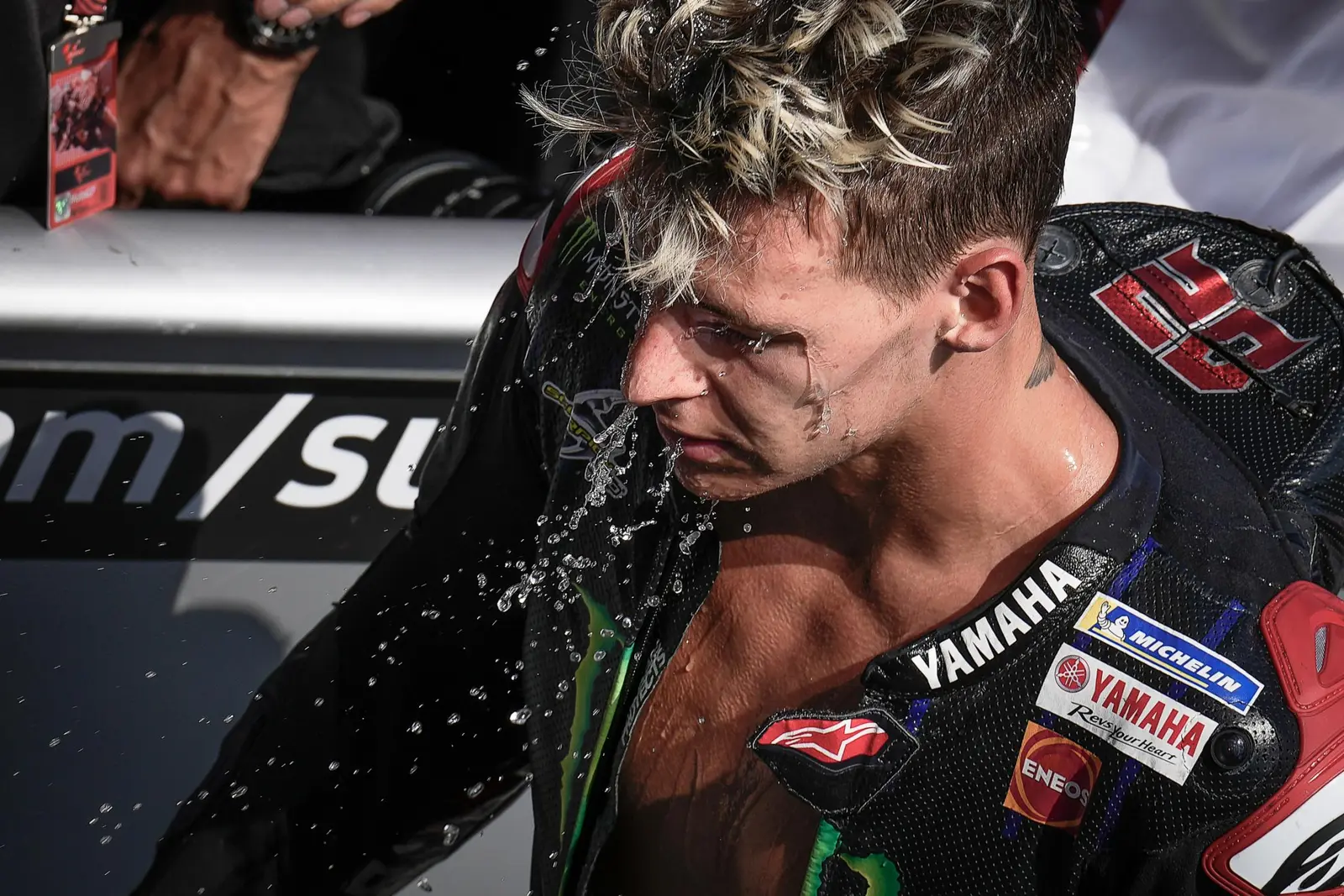 Fabio Quartararo akui Yamaha bermasalah saat aspal basah !!