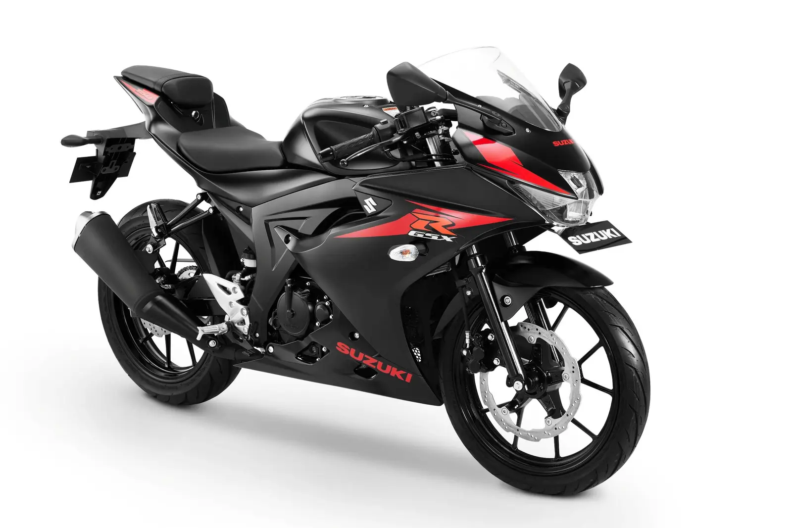 Mega gallery Suzuki new GSX-R150 warna 2018, warna putih hilang