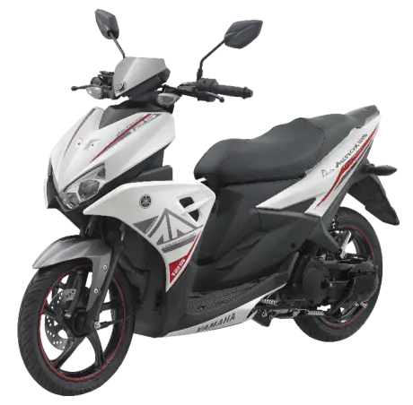 Yamaha Aerox 125LC Light Speed White