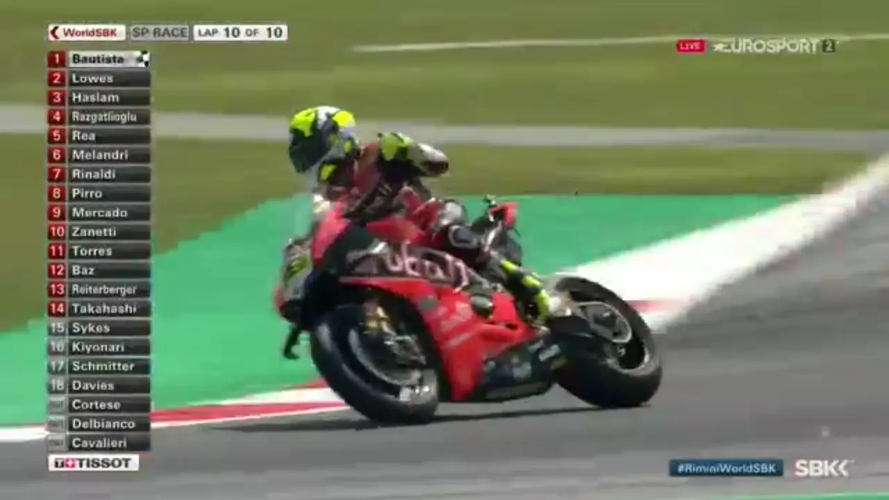 WSBK SP2 Misano : Alvaro Bautista kembali ngamuk