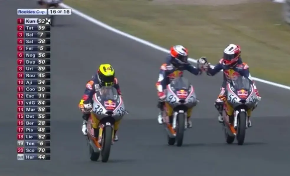 Red Bull Cup Race1 Jerez : Mario SA sukses masuk 10 besar !!