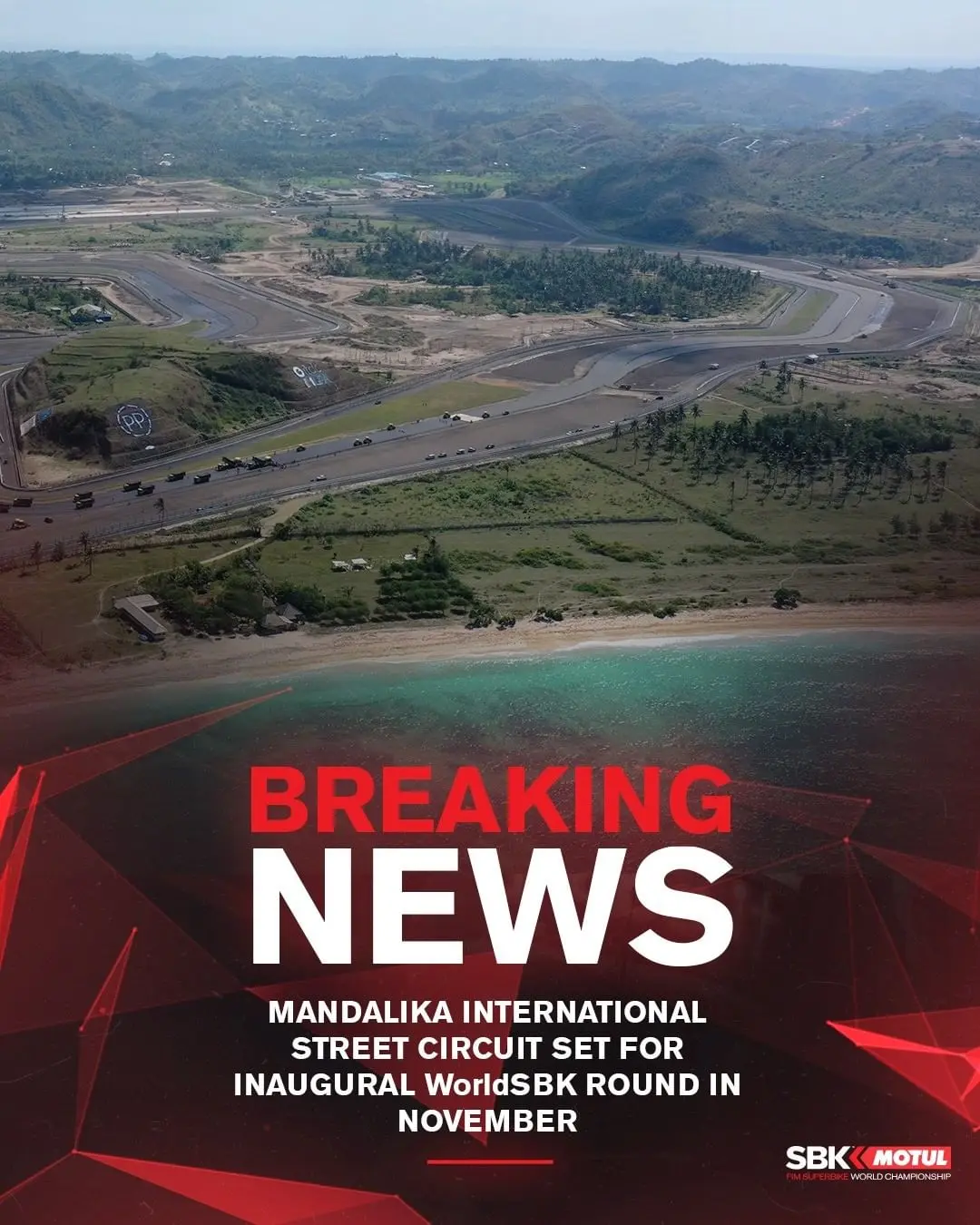 Resmi ! seri terakhir WSBK digelar di Mandalika…juozzz
