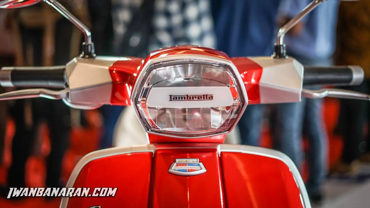 Pict Gallery : Terpesona merahnya Lambretta, finishing detilnya juozz