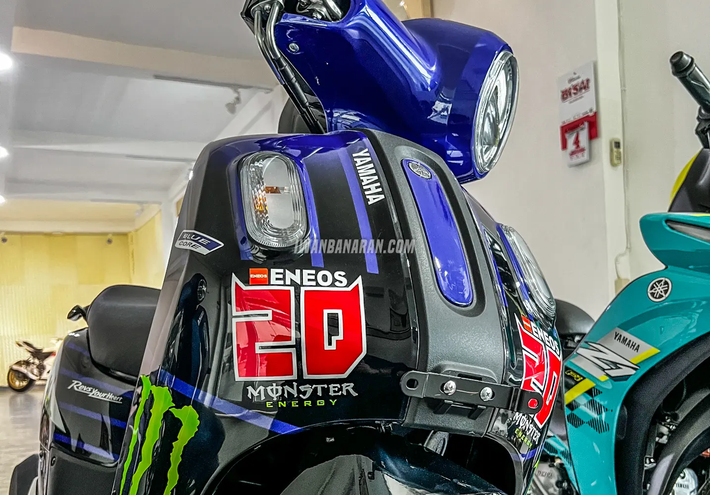 Gebrak Indonesia !! Yamaha Fazzio versi Fabio Quartararo Monster Energy tebar pesona…..lhoo kok jadi gini ?