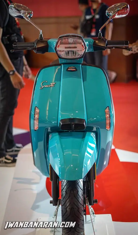 Pict Gallery : Terpesona merahnya Lambretta, finishing detilnya juozz