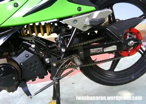 Foot step underbone Kawasaki Athlete…makin Pede aja bro