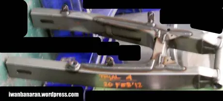 Spyshot……disinyalir swing-arm new Yamaha Vixion