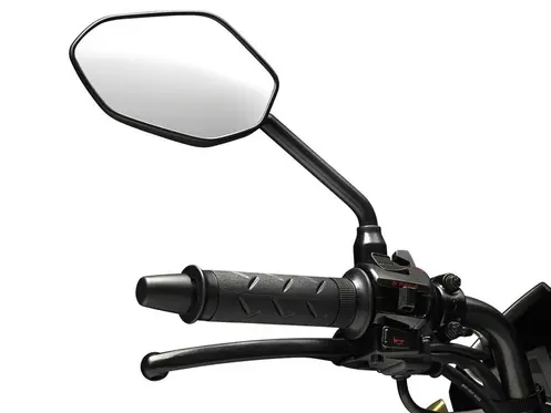 Mirror and handle bar weights