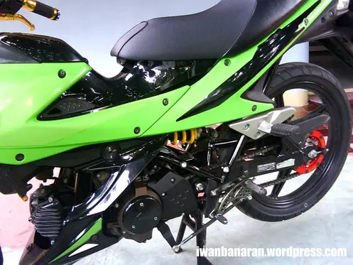 Foot step underbone Kawasaki Athlete…makin Pede aja bro