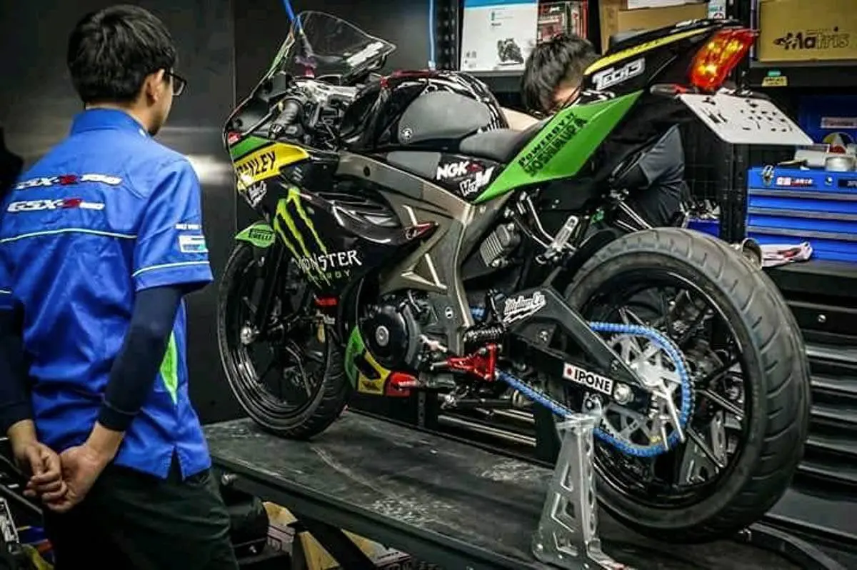 Suzuki GSX-R150 versi Monster Energy, asyem bengis cakkk