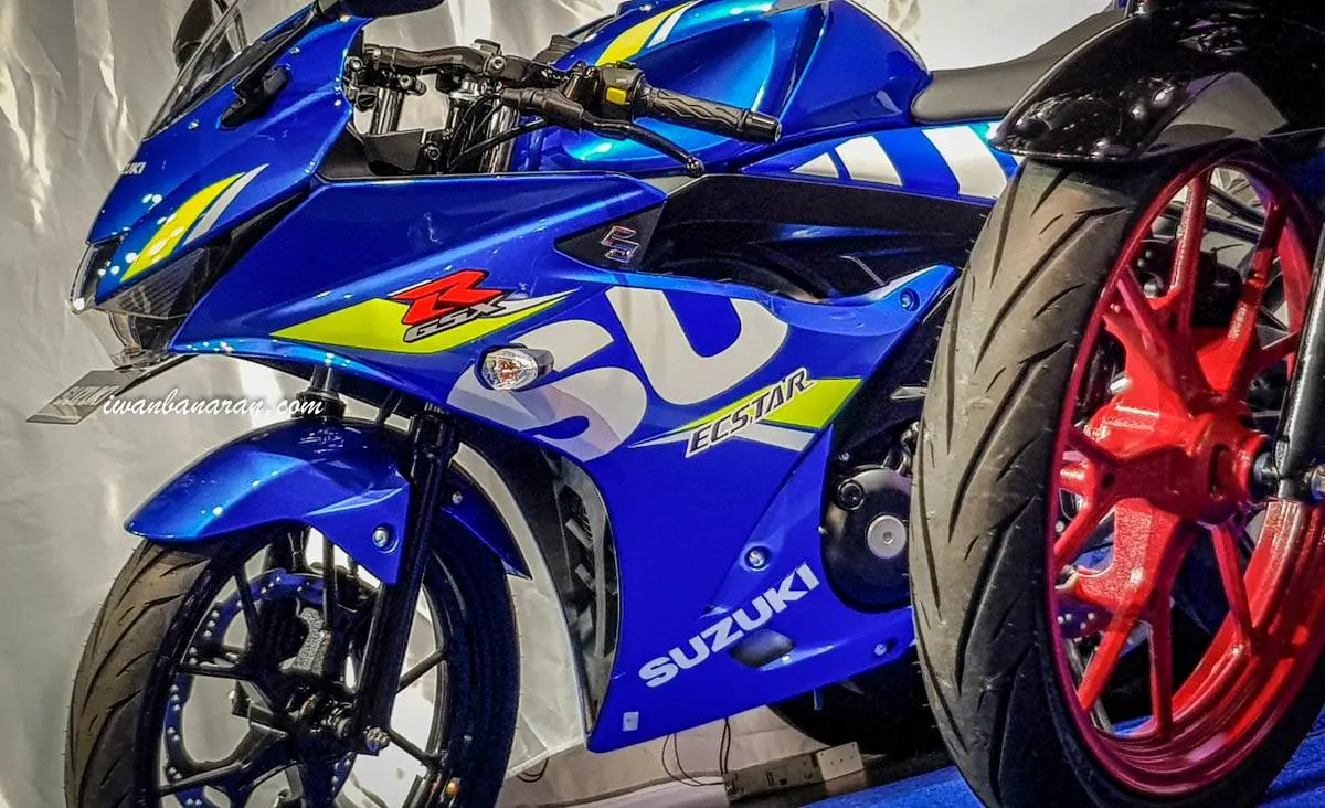 Mega gallery Suzuki new GSX-R150 warna 2018, warna putih hilang