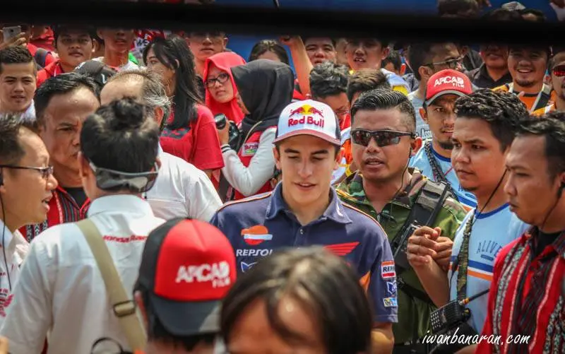 Sambut Marquez, IWB bertolak ke Bandung sekarang