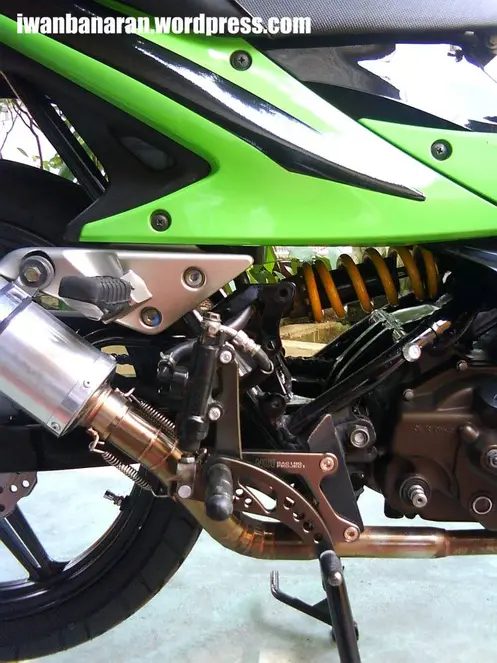 Foot step underbone Kawasaki Athlete…makin Pede aja bro