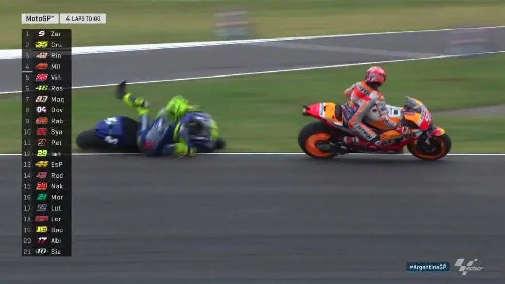 Motogp Argentina 2018 : Cal Crutchlow juara, Rins luar biasa….Marquez panen penalty