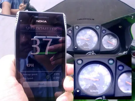 Komparasi speedo CBR150R, Ninja 250R dan KLX150 vs GPS… —