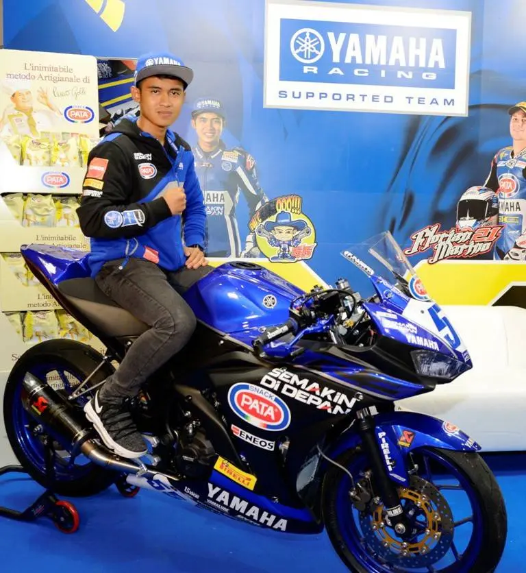 Bertolak ke Eropa, Galang Hendra disambut Tim MotoX Racing Italia