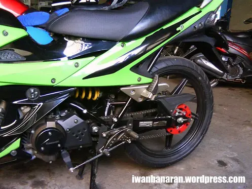 Foot step underbone Kawasaki Athlete…makin Pede aja bro