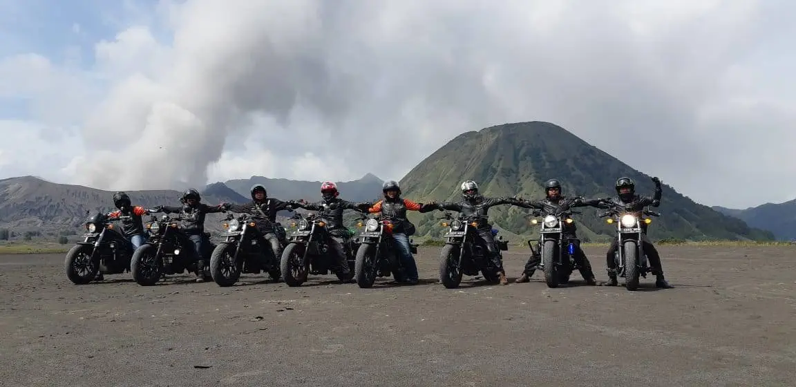 Sebanyak 26 rider Honda CMX500 Rebel jelajahi Jawa-Bali